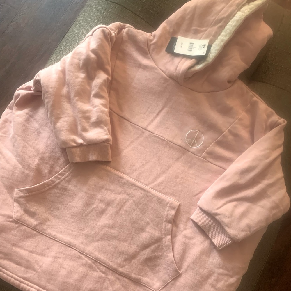 Girl’s size small oversized fleece hoodie